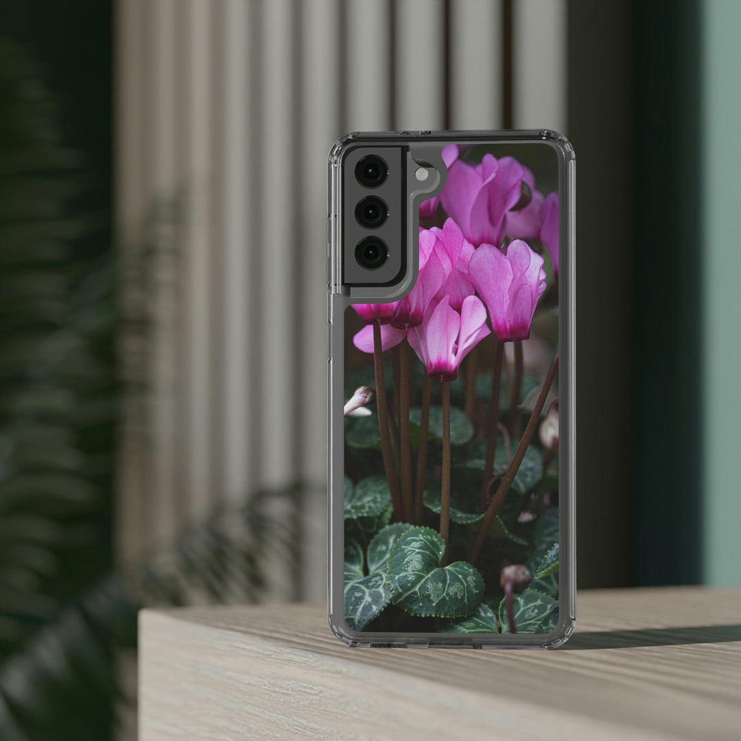 Cyclamen Reach - Phone Case Featuring Photography Art - Visiting This World