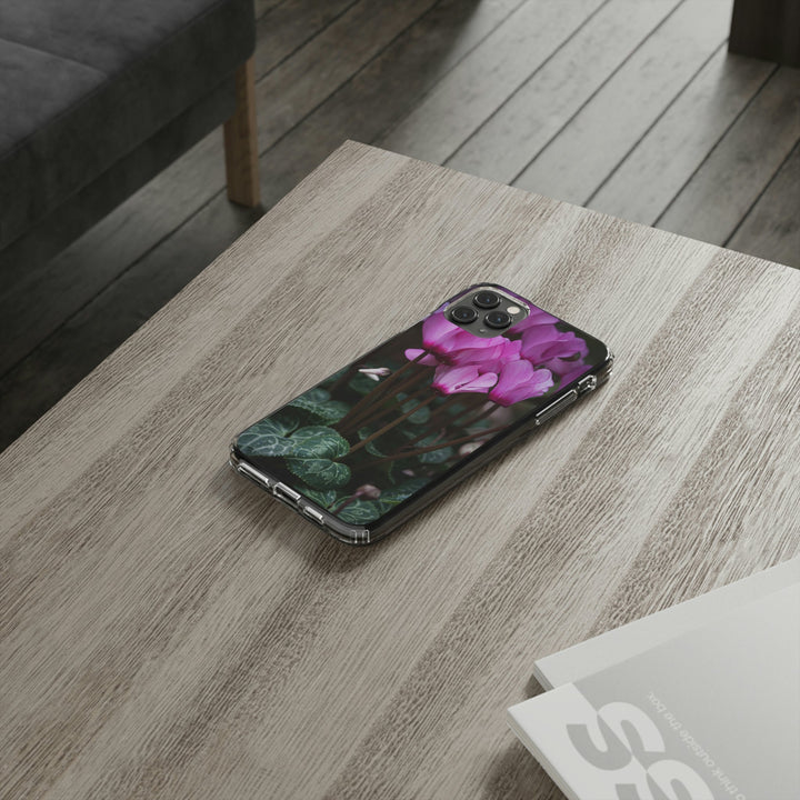 Cyclamen Reach - Phone Case Featuring Photography Art - Visiting This World