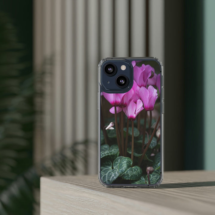 Cyclamen Reach - Phone Case Featuring Photography Art - Visiting This World