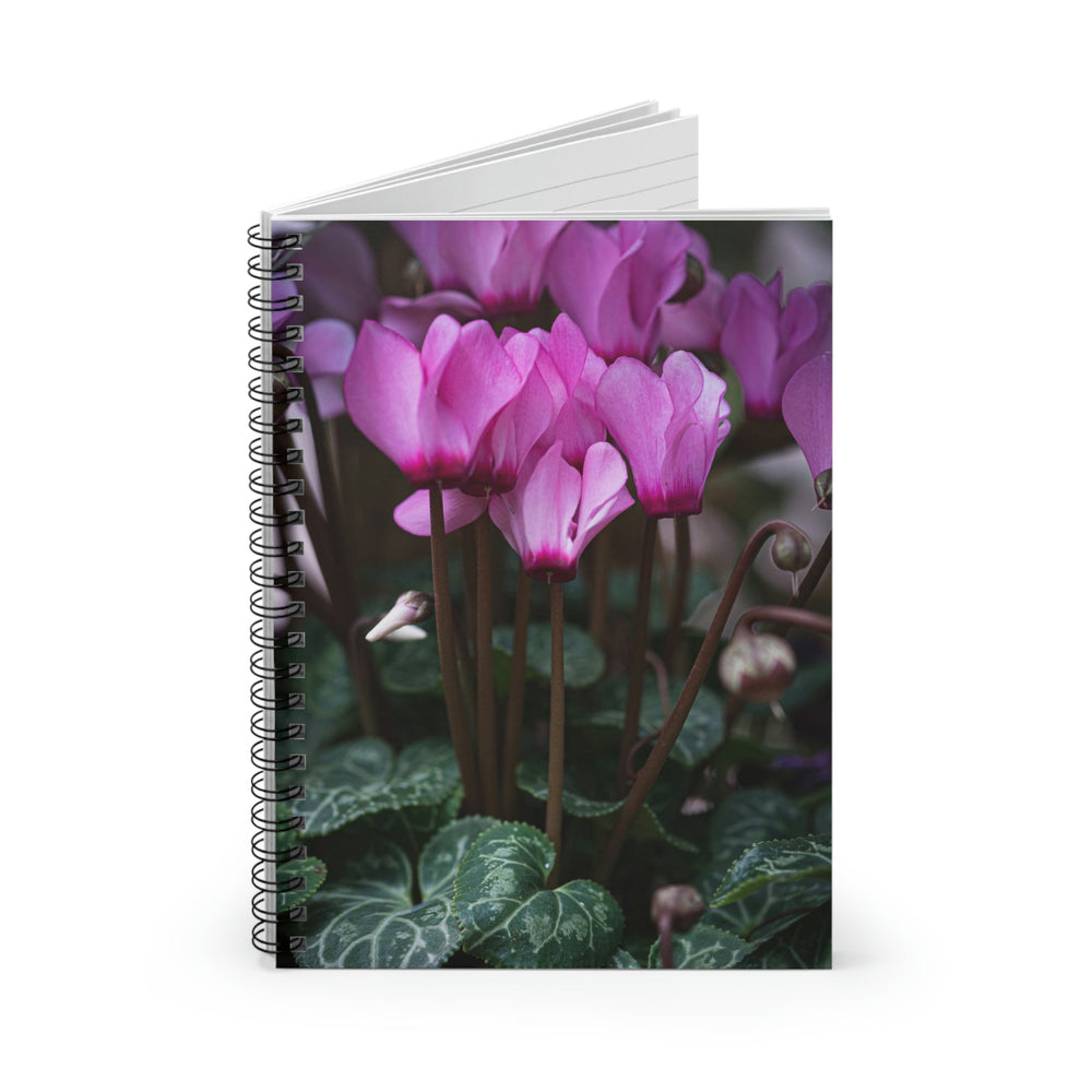 Cyclamen Reach - Spiral Ruled Line Notebook - Visiting This World