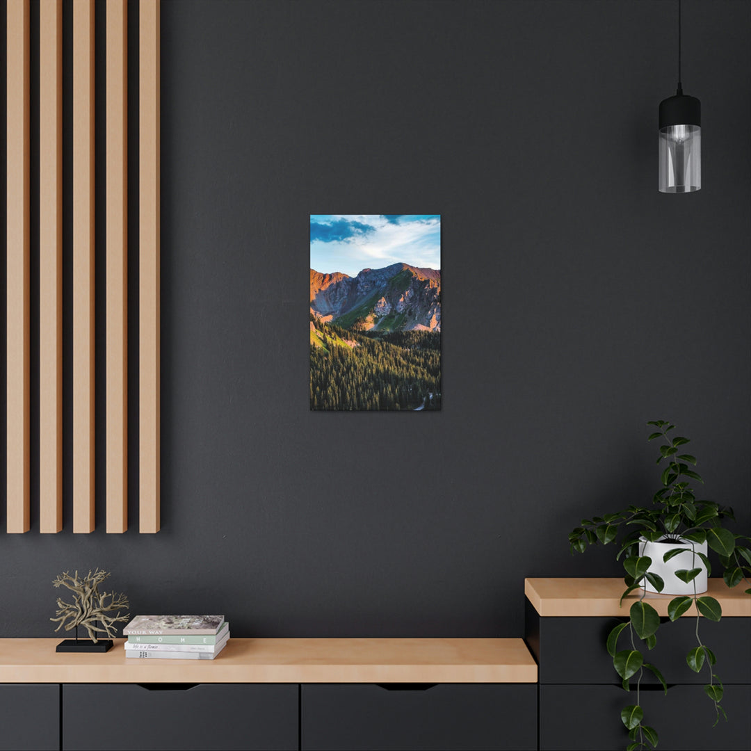 Fading Mountain Light - Canvas