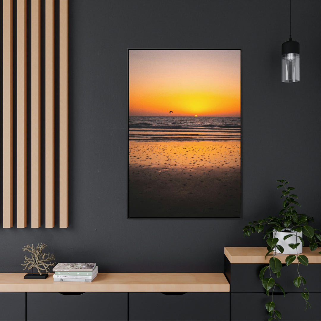 Sunrise on the Sea - Canvas with Frame