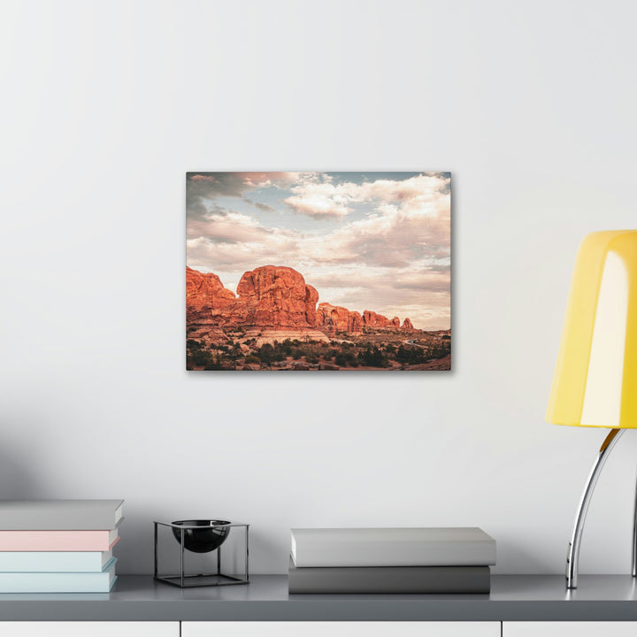 A Desert Sunset - Canvas