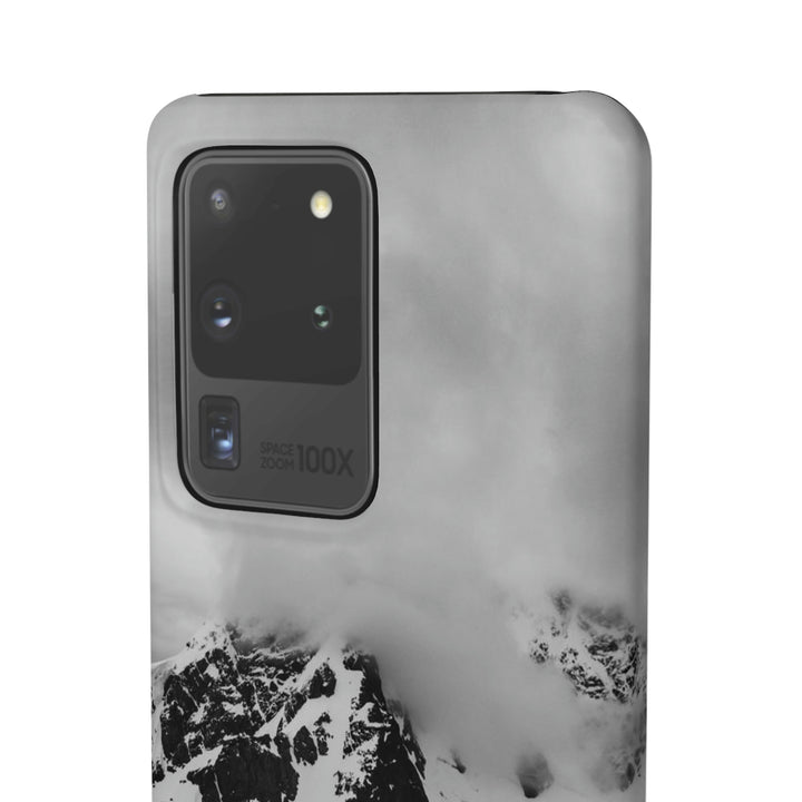 Peaceful Anchoring in Black and White - Phone Case