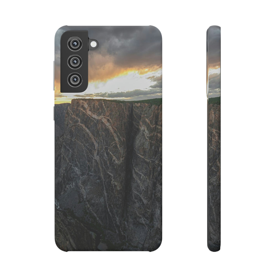 Painted Wall at Sunset Part 1 - Phone Case