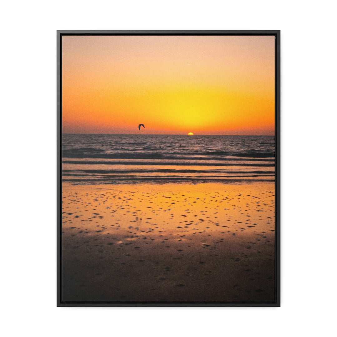 Sunrise on the Sea - Canvas with Frame