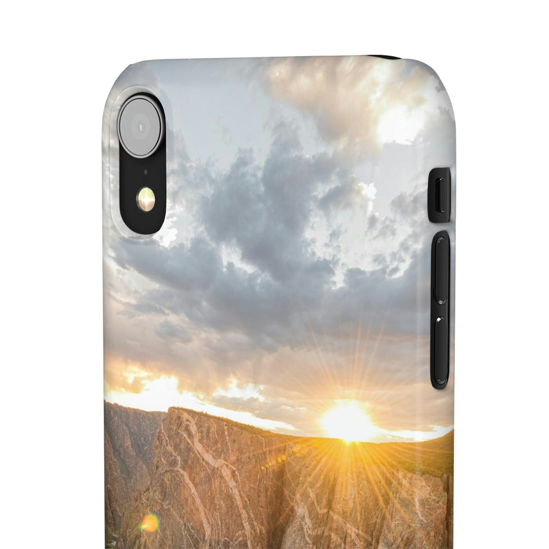 Painted Wall at Sunset Part 2 - Phone Case