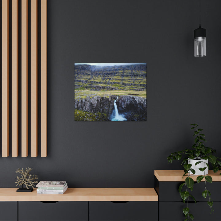 A Remote Waterfall - Canvas