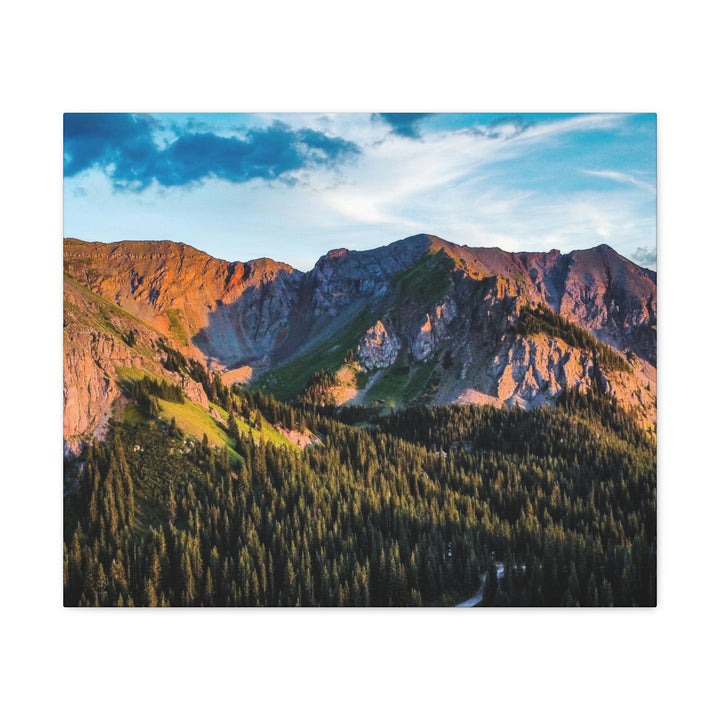 Fading Mountain Light - Canvas