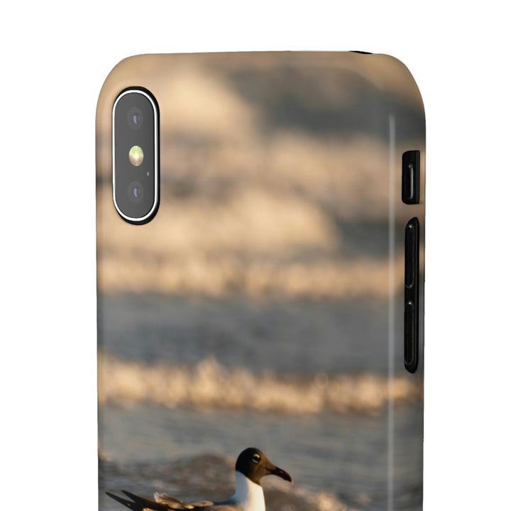 Laughing Gull in the Surf - Phone Case