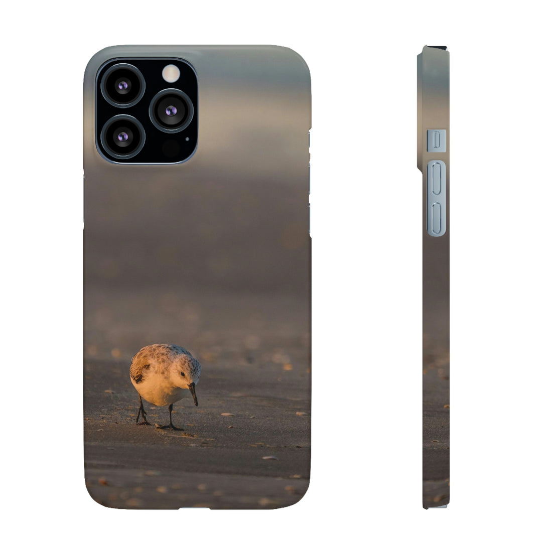 Feeding Sanderling - Phone Case