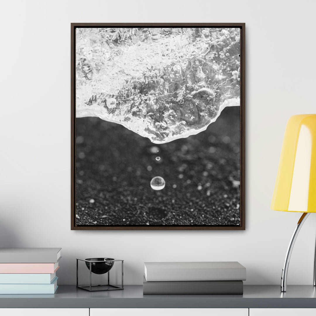 Suspended Droplet - Canvas with Frame