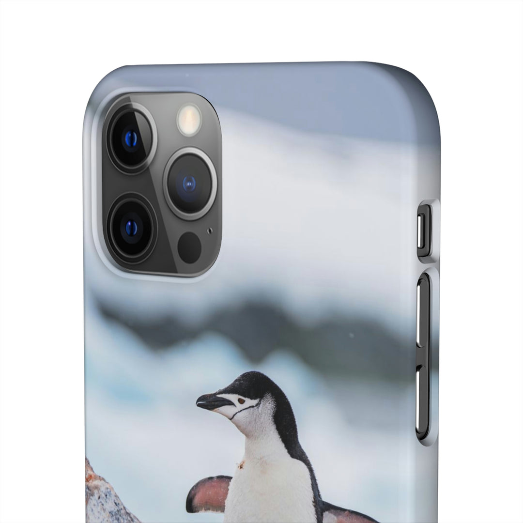 Stretched Penguin - Phone Case