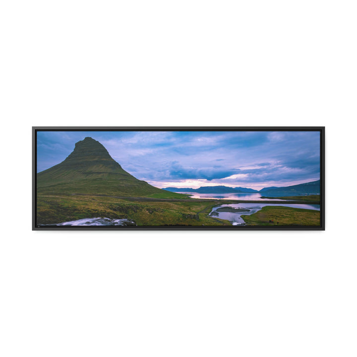 An Icelandic Sunset - Canvas with Frame