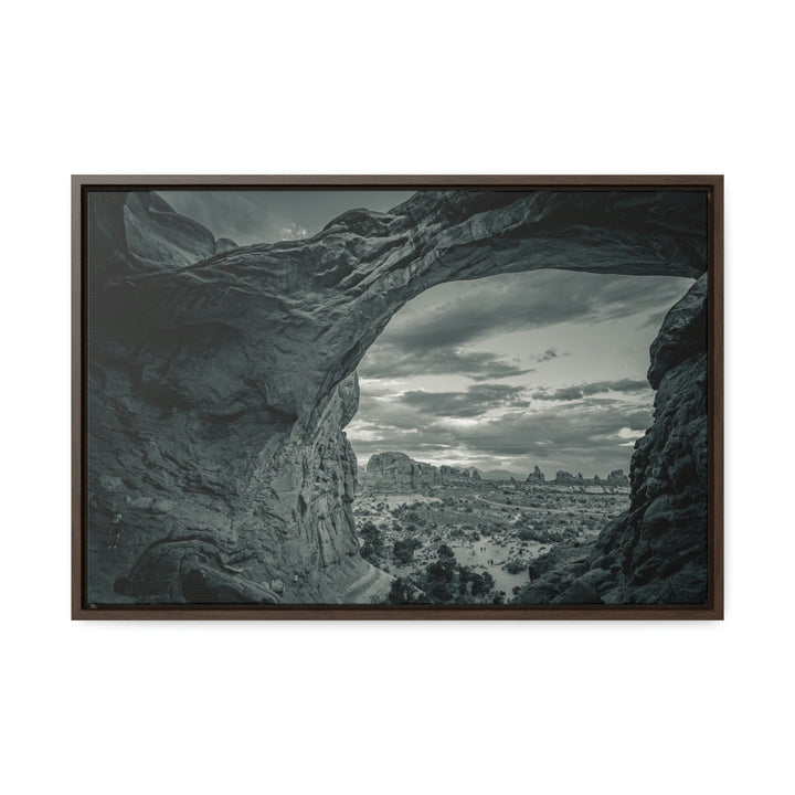 Natural Frames Part 2 in Black and White - Canvas with Frame