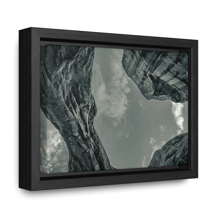 Natural Frames Part 3 in Black and White - Canvas with Frame