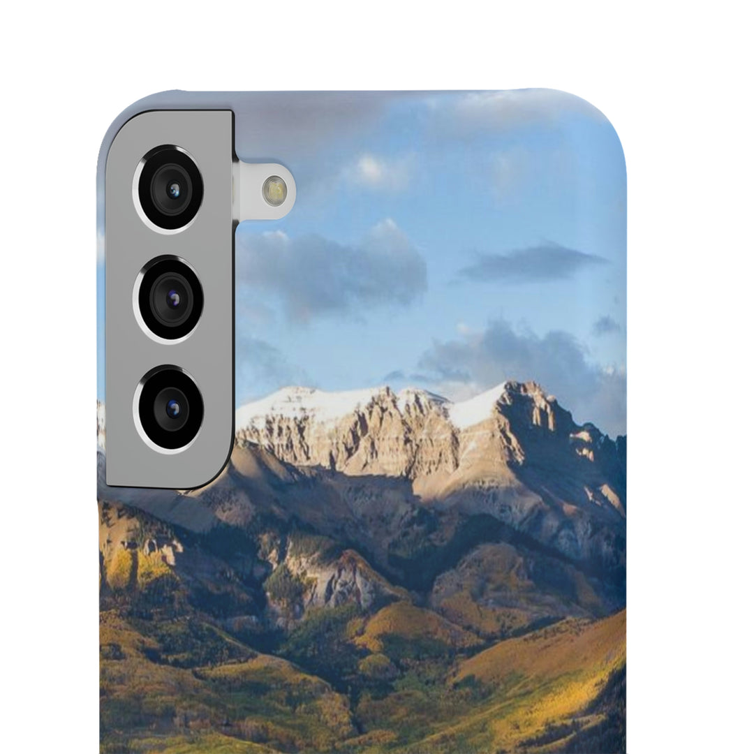 Glowing Mountainside - Phone Case