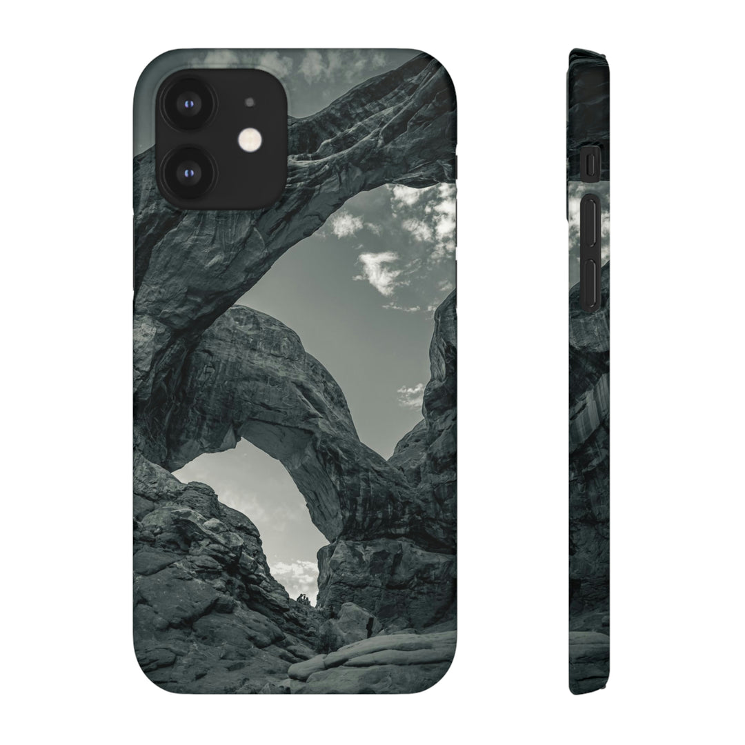 Natural Frames Part 4 in Black and White - Phone Case