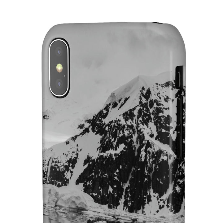 Reflected Calm in Black and White - Phone Case