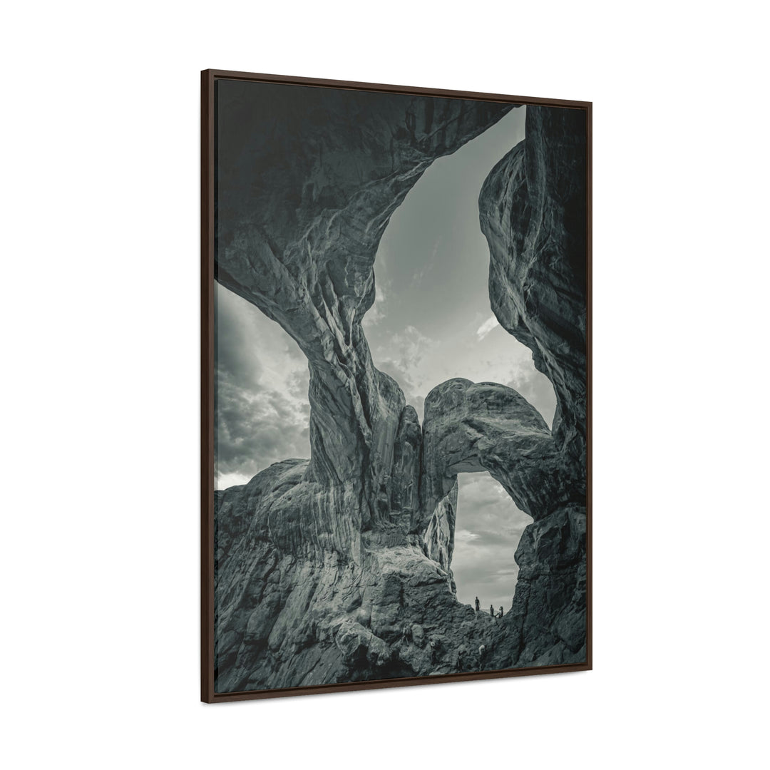 Natural Frames Part 1 in Black and White - Canvas with Frame