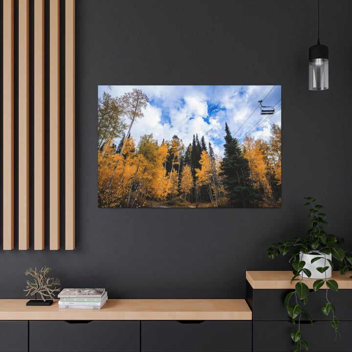 Chairlift in Suspension - Canvas