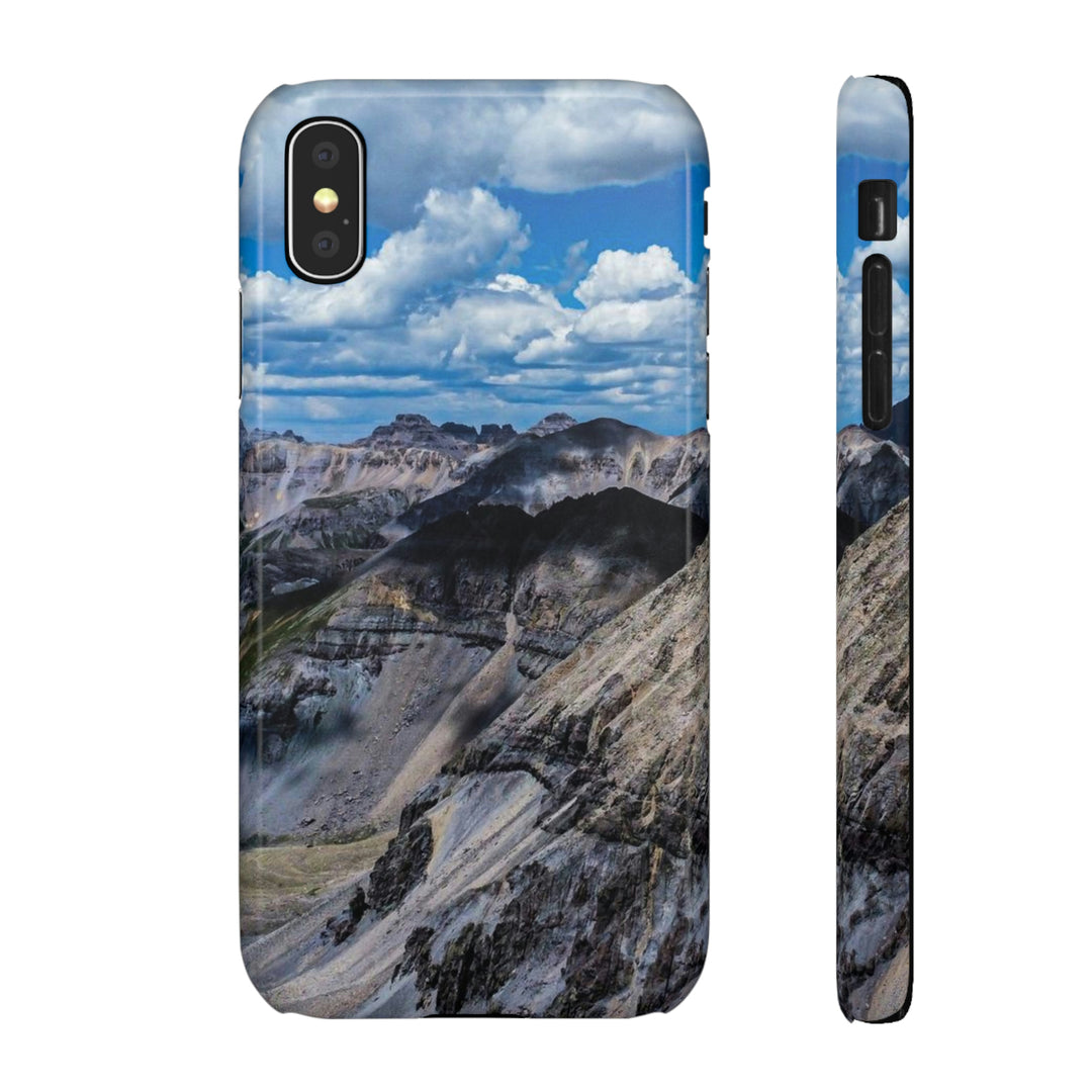 Imogene Pass From the Air - Phone Case