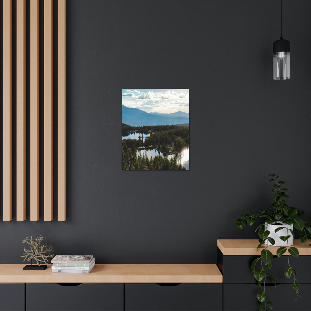 Cool Mountain Lakes - Canvas