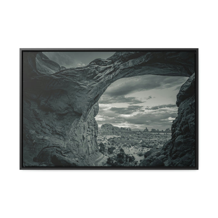 Natural Frames Part 2 in Black and White - Canvas with Frame