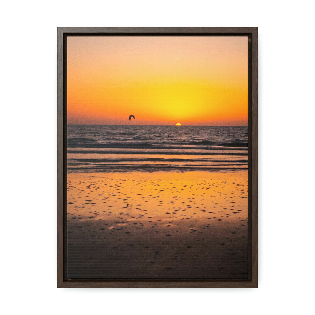 Sunrise on the Sea - Canvas with Frame