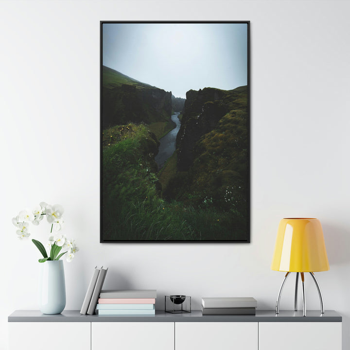 A View of the River - Canvas with Frame