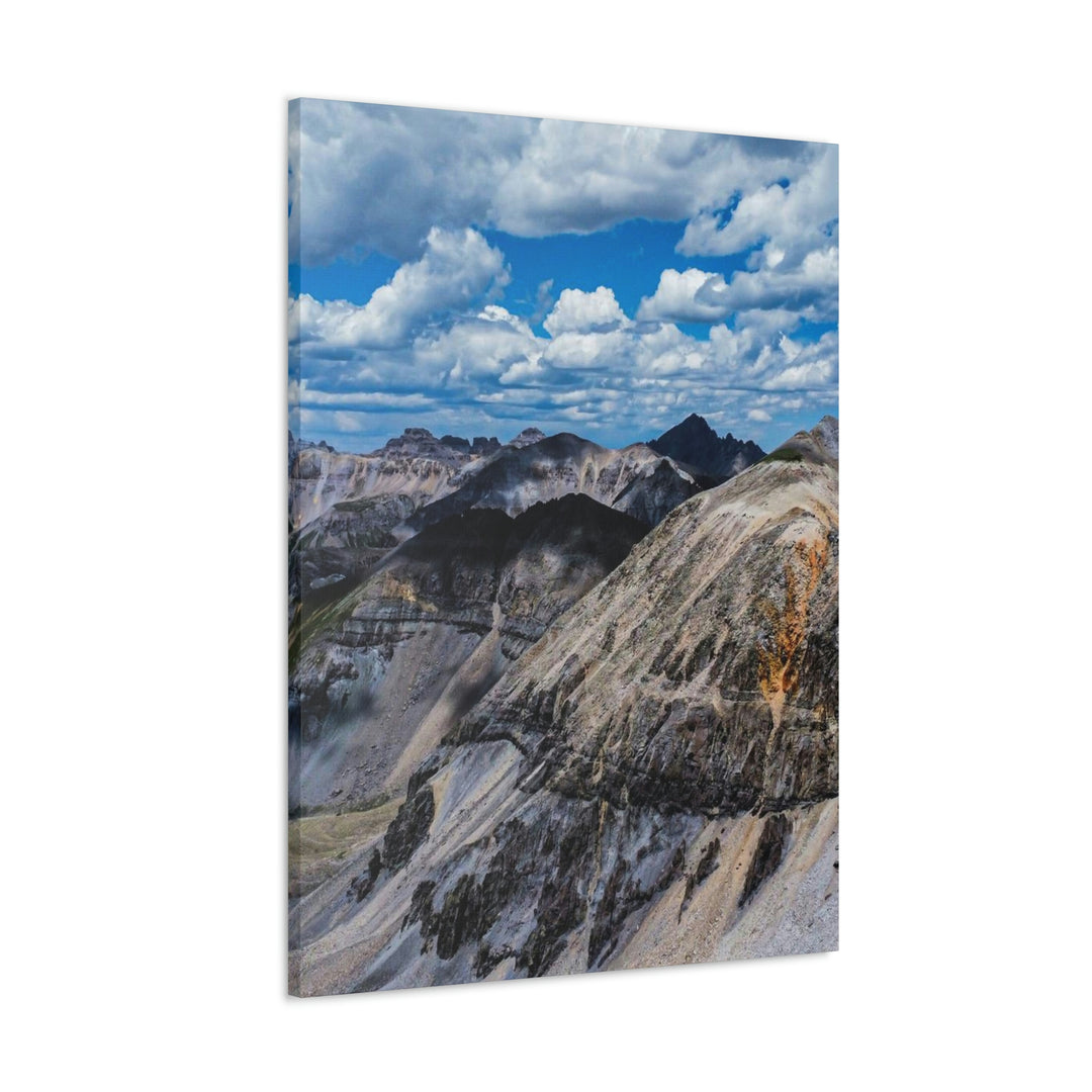 Imogene Pass From the Air - Canvas