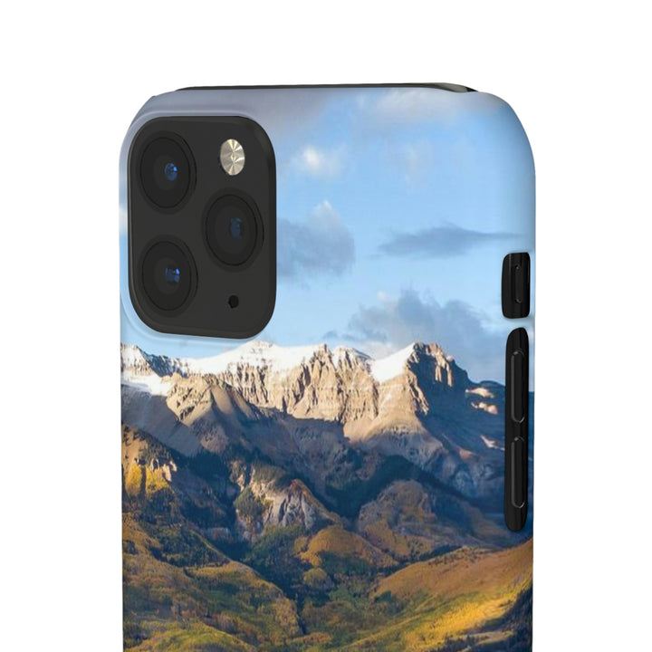 Glowing Mountainside - Phone Case