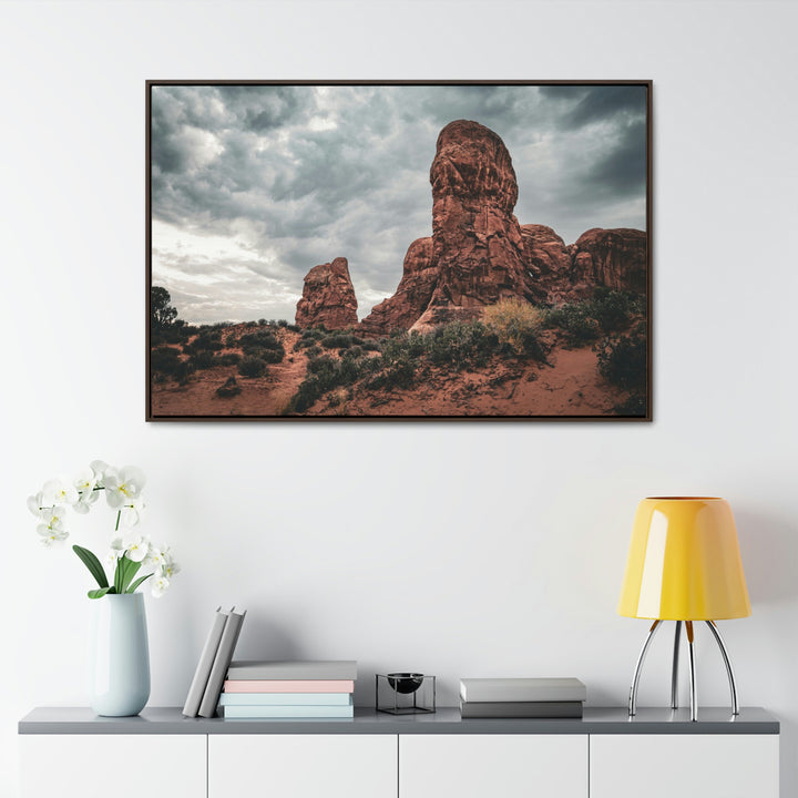 Dramatic Rocks - Canvas with Frame