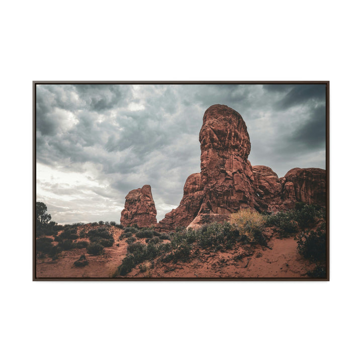 Dramatic Rocks - Canvas with Frame