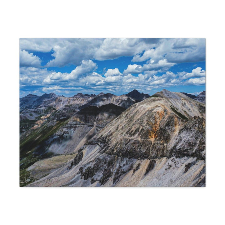 Imogene Pass From the Air - Canvas