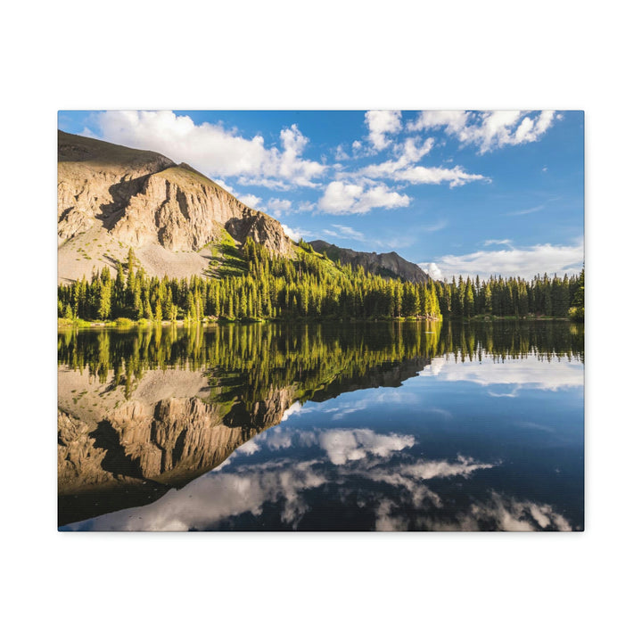 Mountain Scene Reflected - Canvas