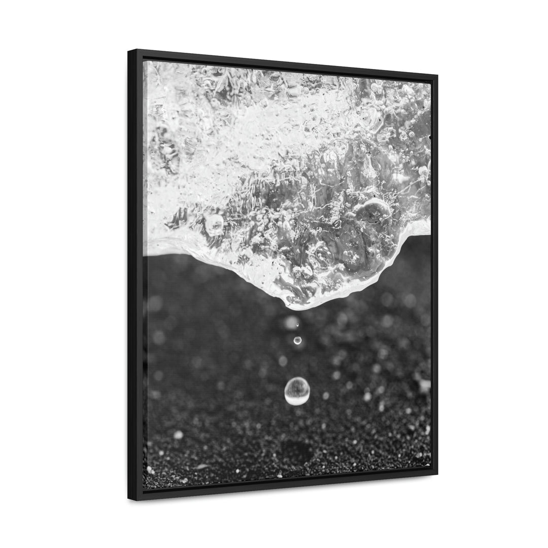 Suspended Droplet - Canvas with Frame