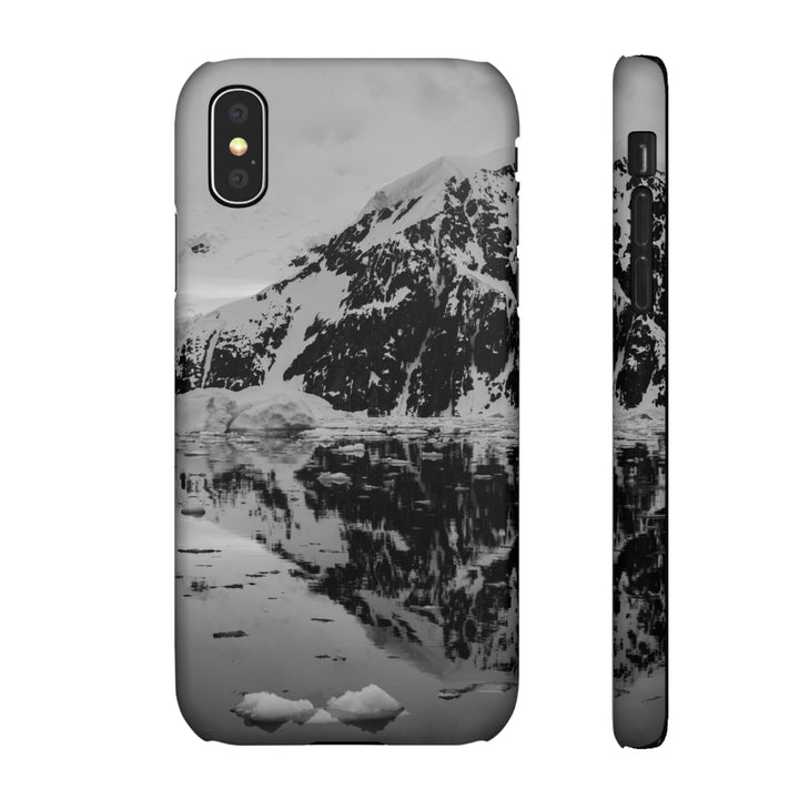 Reflected Calm in Black and White - Phone Case