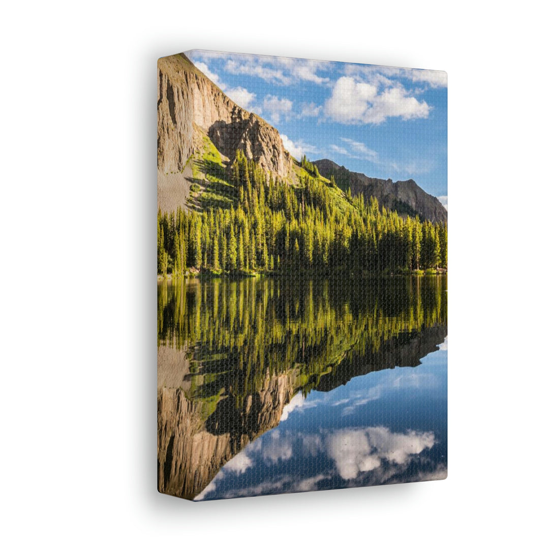 Mountain Scene Reflected - Canvas