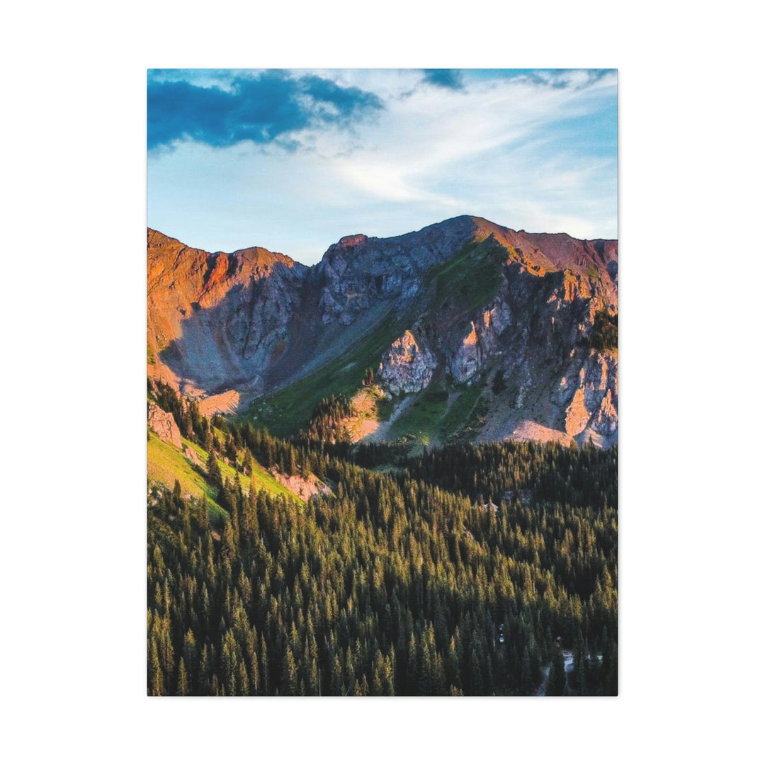 Fading Mountain Light - Canvas