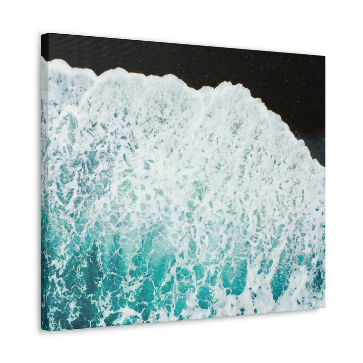 A Wave on Volcanic Sand - Canvas