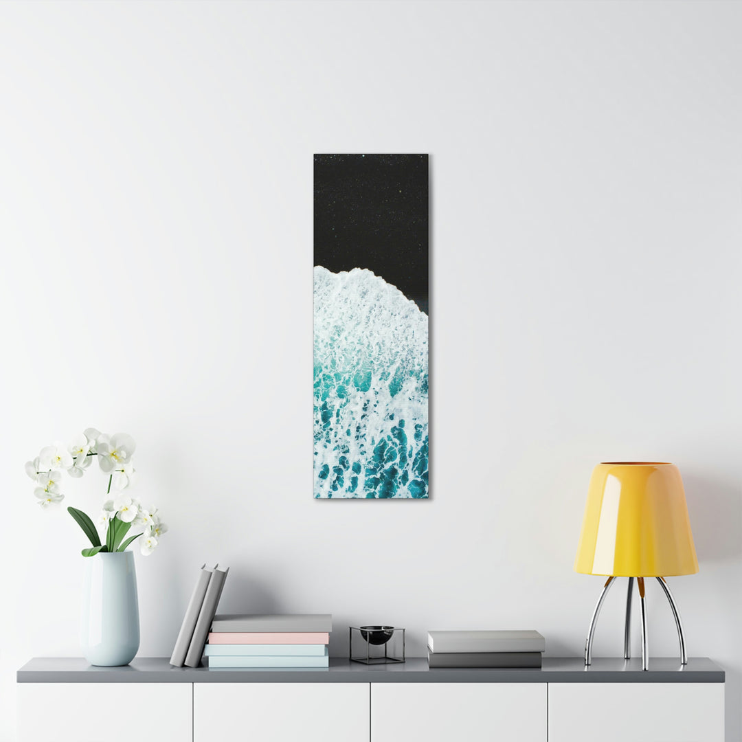 A Wave on Volcanic Sand - Canvas