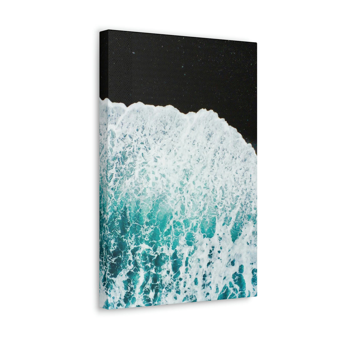 A Wave on Volcanic Sand - Canvas