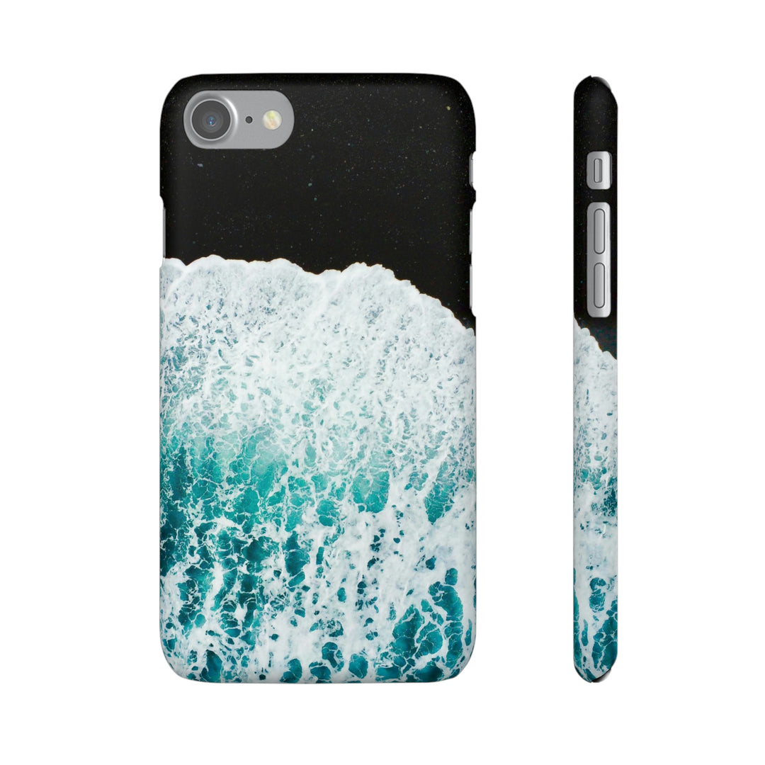 A Wave on Volcanic Sand - Phone Case