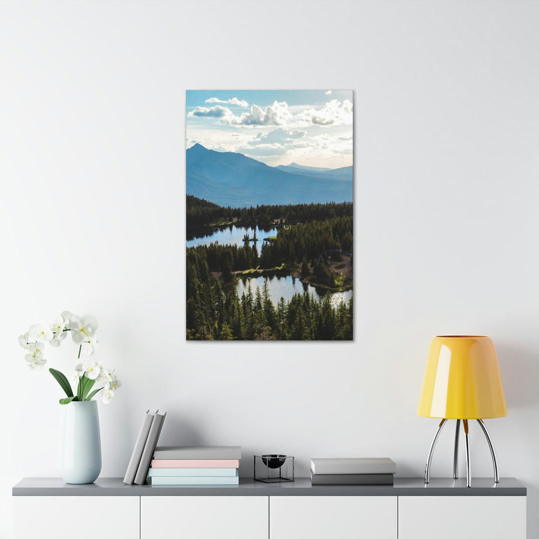 Cool Mountain Lakes - Canvas