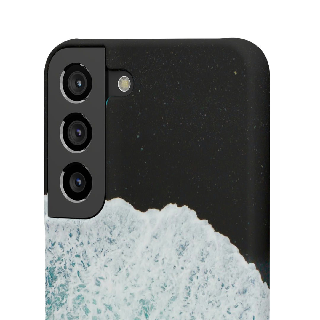 A Wave on Volcanic Sand - Phone Case