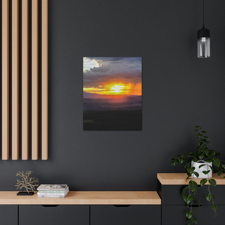 Rainy Sunset - Canvas