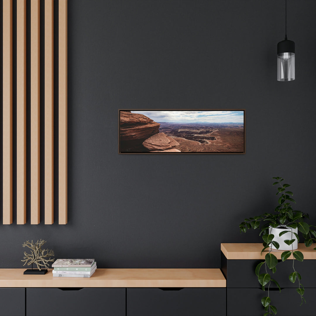 The Canyon Below - Canvas with Frame