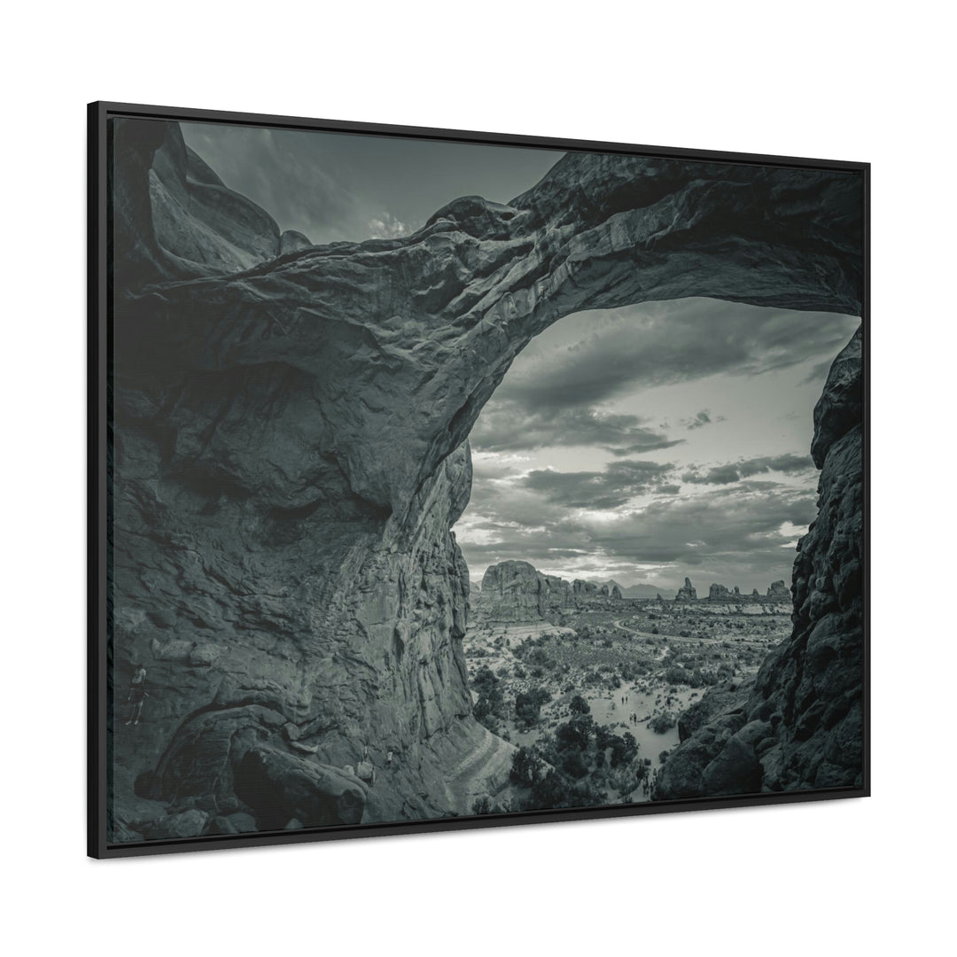 Natural Frames Part 2 in Black and White - Canvas with Frame