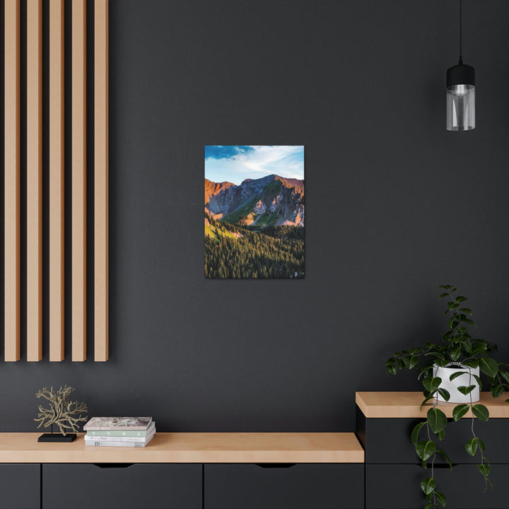 Fading Mountain Light - Canvas